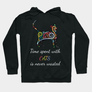 Time Spent With Cats - T-Shirt V1 Hoodie